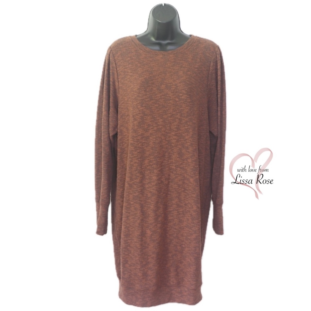 Zada Puff Shouldered Fitted Hem Sweater Dress (prAna)